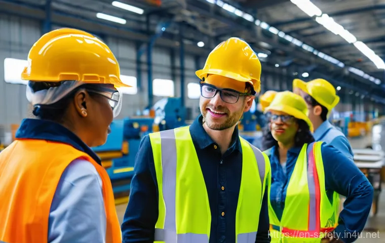 안전관리 직무에서의 팀워크 중요성 - Prompt 1: Shared Safety Mindset in a Modern Manufacturing Plant**